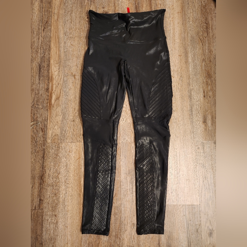 Spanx moto leggings
